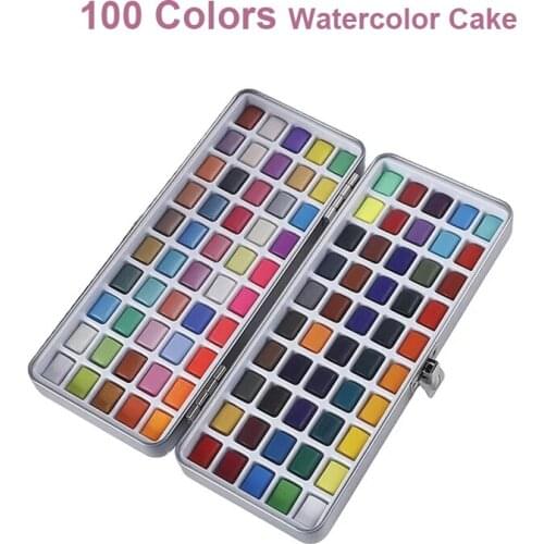 Directly Factory New 100 colors Solid water color watercolor watercolor paints
