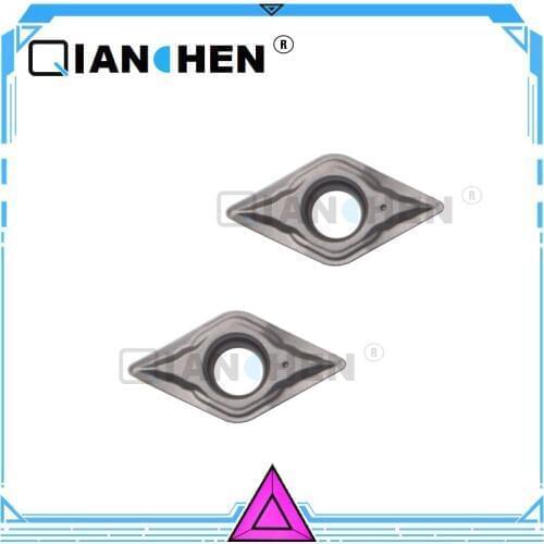 QianChen,10pcs/lot DCMT070204 08 -FG TC001,face endmills Lathe Tools Milling cutter CNC tool,Generally used in ceramics