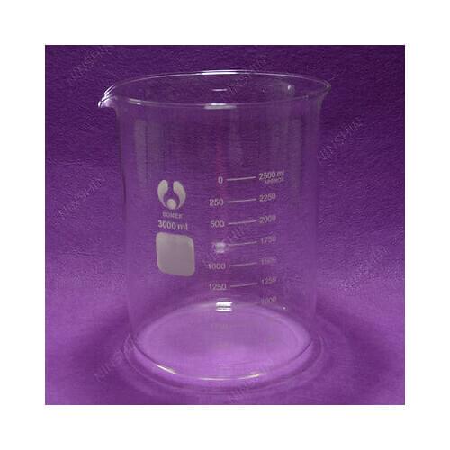 3000mL Glass Beaker,Low Form Beaker,Quality Item,Lab Glassware