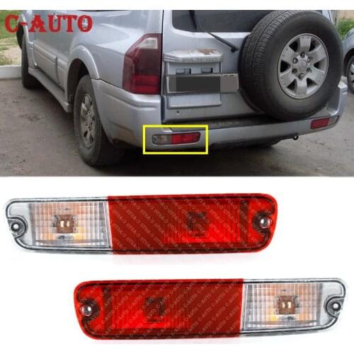 Rear Bumper Light Tail Light Reflector Signal Lamp For Mitsubishi Pajero Montero V73 V75 V77 2003 2004 2005 2006 2007 With Bulb