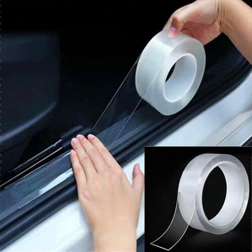 Universal Anti Scratch Transparent Tape For Car Door Sill Sticker Edge Protector Auto Bumper Scratchproof Anti-collision Strip
