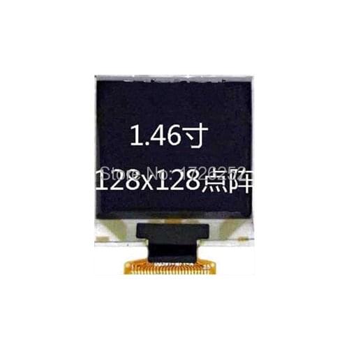 1.46 inch 22PIN 8Bit White OLED Screen SSD1327Z Drive IC 128*128 SPI / I2C Interface