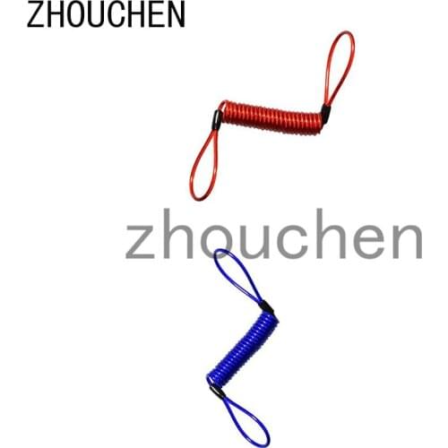 150cm Maximum Stretch Length Lock Reminder Cable - Disk Accessories Scooter Motorcycle Dirt Bike, Street Bike