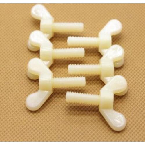 10pcs M5 M6 PA66 Nylon Butterfly Bolt Wing Bolts Set Wing Nuts Claw Screw Thumb screws 15mm-20mm length