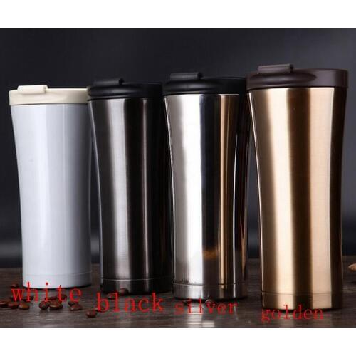 15pcs 500 ml Thermo mug Thermos tea mug Office Thermos Coffee cup double walled stainless steel Vacuum flask Termos Thermocup