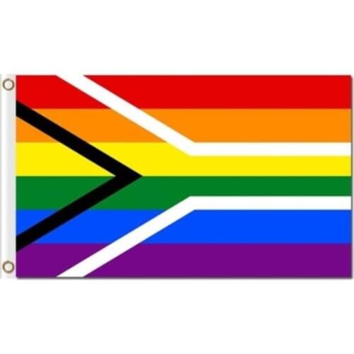 3'x5' polyester gay pride flag of South Africa