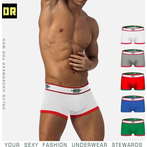 85BS new mens underwear cotton u convex bag breathable sexy comfortable boxer shorts men a generation of BS172T
