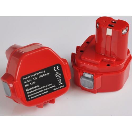 US 1-2PCS 3.0Ah 12V Ni-MH rechargeable battery cell for Makita cordless Electric drill and screwdriver 1050D 4331D 5093D 4013D