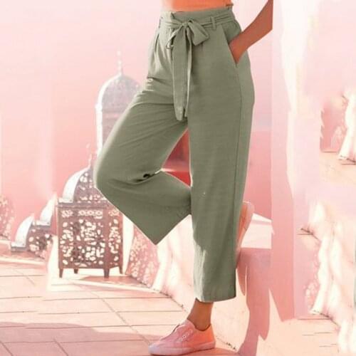 Женские укороченные брюки CHAMSGEND China At AliExpress