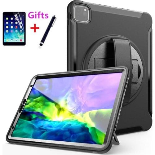Case for iPad Pro 11 2020 Full Protective Shockproof Cover Stable Sturdy Case Funda for iPad Pro 11 2020 inch Cases+film+pen
