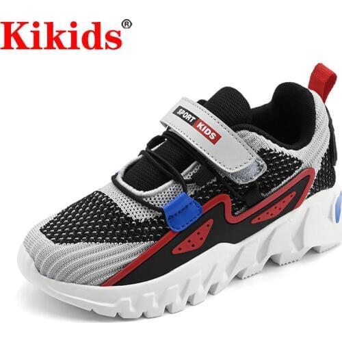 KIKID 2020 Kids Casuals Shoes Boys Basketball Shoe Running Baby Casual Children Shoes Breathe Sports Sneakers Cartoon Kid Shoes