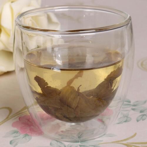 250ml Handmade Double Layer Glassware Tea Coffee Cup Heat Resistant Insulated Glassware Healthy Juice Kungfu Tea Milk Drinks Cup