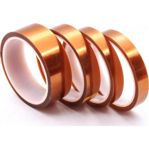 Kapton Tape Double-Sided Brown High Temperature Tape High Temperature Resistance 280 Degrees For Printed Circuit Board (PCB)