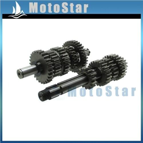 Gear Box Main Counter Shafts For Zongshen Z190 190cc Zongshen 2V Z190 Engine ZS1P62YML-2 Pit Dirt Bike