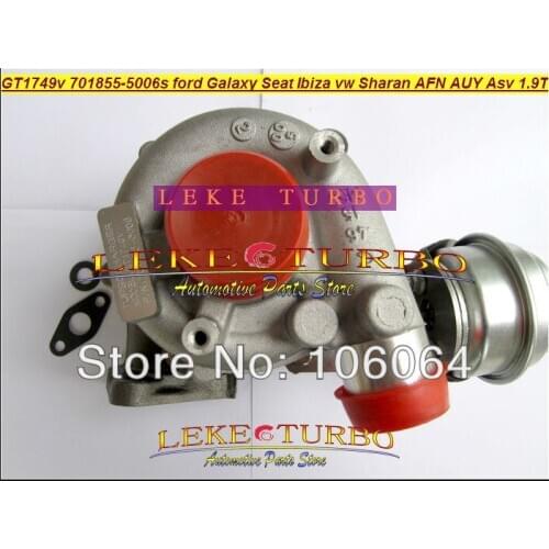 GT1749V 701855-0006 701855-0004 701855-0002 701855 Turbo For Ford Galaxy For Seat Alhambra Ibiza VW Sharan AFN AUY ASV AVG 1.9L