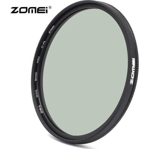 ZOMEI 72mm DW1 Wide Band PRO C-PL Circular Polarizer SLIM CPL Polarizing Filter for Canon Nikon Tamron Sony Sigma Lenses