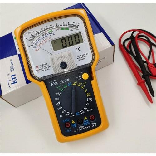 KT7030 Professional High-Precision Pointer Analogue Multimeter KT-7030 Digital Multimeter 2 In 1 Dual Display Multimeter Tester