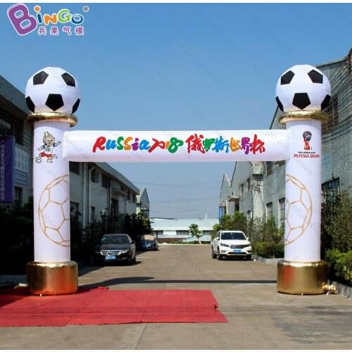 Customized 8x4.5 Meters Inflatable Football Arch For Event / Outdoor Soccer Archway Balloons - BG-A0579X
