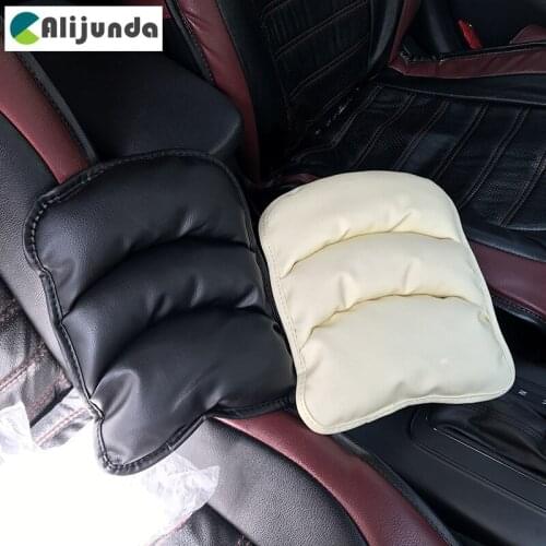 Alijunda Vehicle center console arm seat cushion cover for Jaguar XF XJS XJ XK S-TYPE X-TYPE XJ8 XJL XJ6 XKR XK8 X320 X308