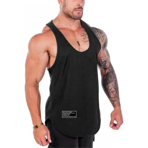 New Gym Mens Fitness Tank Top Muscle Singlets Fashion Sports Workout Quick Dry Gym Clothing Mesh Bodybuilding Sleeveless Vest