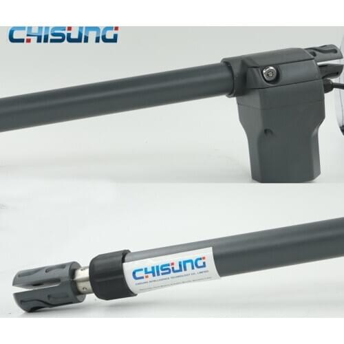 DC24V Total 1000kg Swing Gate Actuator Electric Dc Rods Max Travel 600mm Double Arm Auto Swing Door Operator