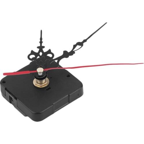 Professional And Practical Quartz Wall Clock Movement Mechanism DIY Repair Tool Parts Kit with Blue Hands Black For Home Use