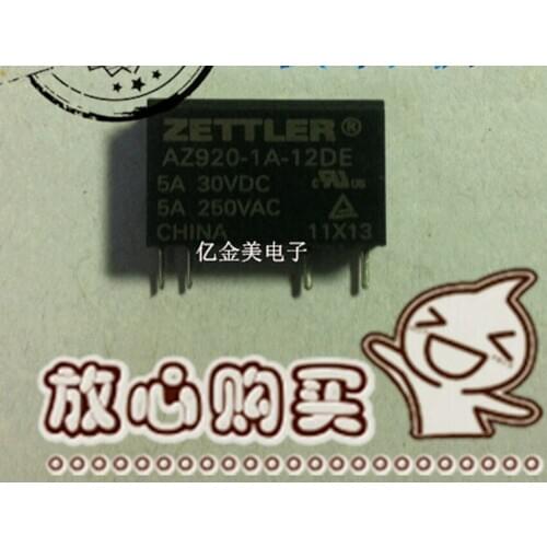 Relay AZ920-1A-12DE AZ920-1A-12DEA 4-pin 12VDC