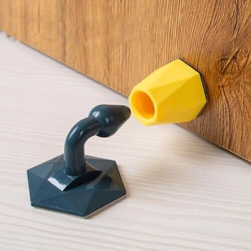 Silicone Door Stopper Floor Suction Doorstop Protector Bedroom for Home Damping Pad Silent Wall Protection Rubber