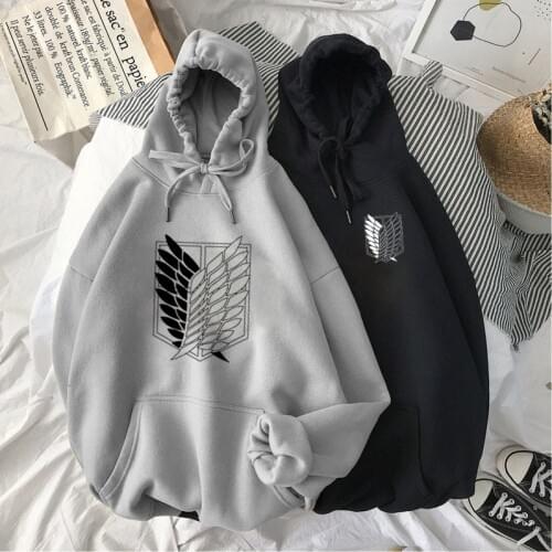 Hoodie Sweater Attack on Titan Cosplay Costume Shingeki No Kyojin Hooded Jacket 3D Printed Sweatshirts Plus Size Men Women