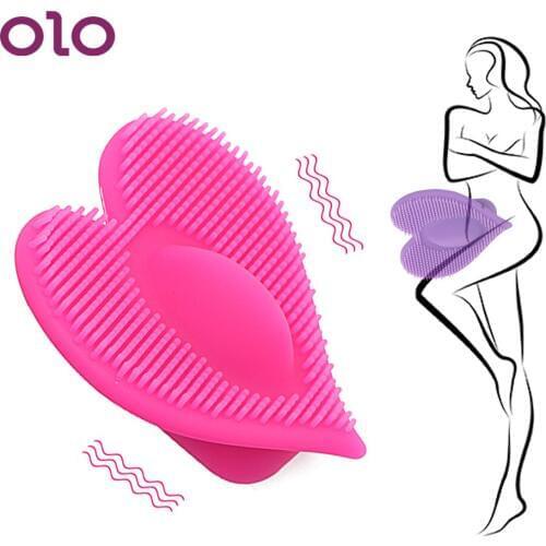 OLO Heart-Shaped Vibrator Silica Gel Vaginal Stimulator Clitoris Massager Sex Toys For Women Female Masturbation Erotic Toys