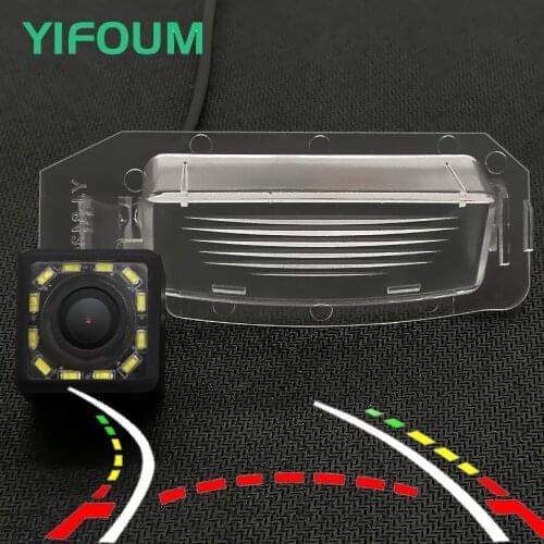 YIFOUM HD Dynamic Trajectory Tracks Car Rear View Camera For Mitsubishi Outlander Lancer GTS Sportback i-MiEV Xpander Eclipse