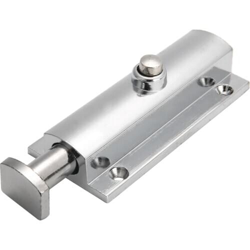 4'' Hotel Office Home Security Lock Chrome Door Lock Door Window Security Bolt Door Lock Latch Gate Cabinet Latch