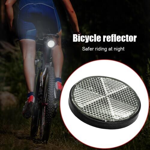 Safety Warning Reflectors Plastic Reflector Sticker Outdoor Cycle Biking Entertainment for Motorcycle Bicycle Car