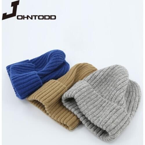 2020 ladies winter hat ladies new woolen hat knitted solid color cute hat girl autumn girl hat beanie warm hat ladies casual hat