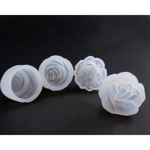 1pcs DIY Silicone 3D Flower Moulds Mold Resin Jewelry Pendant Making Tool Crafts New Mould Making Craft Mold Tools