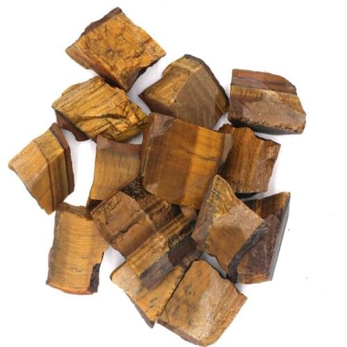 100g Natural Tiger Eye Crystal Rough Stones Rock Specimen Tumble Minerals Chakra Reiki Healing Energy Home Decoration Ornaments