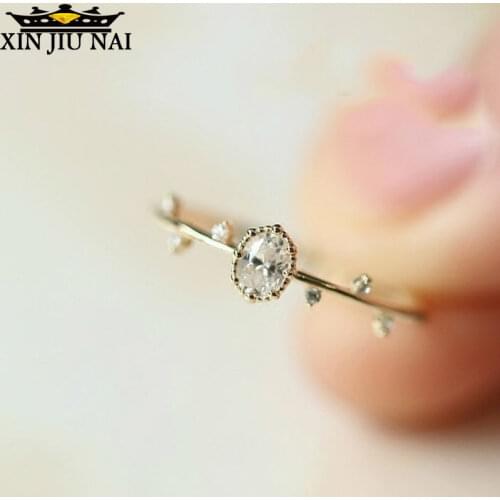 2 Colors Chic Dainty Cute Womens Fashion Rose Gold Slim Twigs Memorial Dainty Rings Delicate Rings Jewelry Gift Wedding Rings