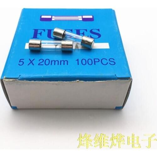5 * 20 glass fuse T5A 250V slow-blow fuse box of 100 high-quality ( 2 box 200 )