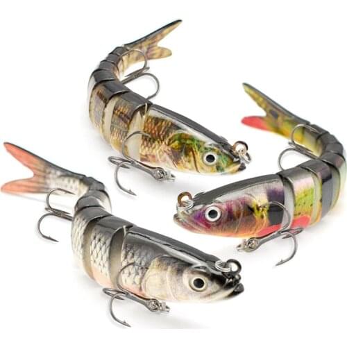 ODS 14cm 30g Sinking Wobblers Fishing Lures Jointed Crankbait Swimbait 8 Segment Hard Artificial Bait For Fishing Tackle Lure