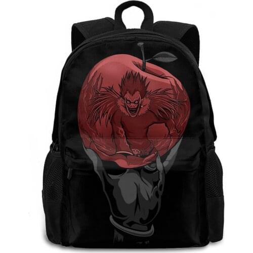 Anime Death Note Large Children School Backpacks Cartoon Bookbag for Boys Girls Casual Daypacks Travelling Rucksack 15.6in