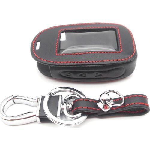 B92 Leather Car Key Case for Starline B92/B64/B62/B94 Twage Two Way Car Alarm System LCD Remote Controller Cover