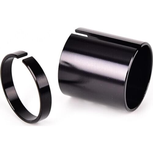 Black Bike Bicycle Stem Shim Reducer Conversion Variable Ring Set Bike Bicycle Ahead Stem Shim