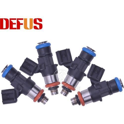 DEFUS 4PCS 1700cc 0280158051 Fuel Injector Nozzle For Corvette 08-13 LS3 L99 10-15 Camaro SS 06-13 LS7 Z06 EV6 Plug Auto Parts