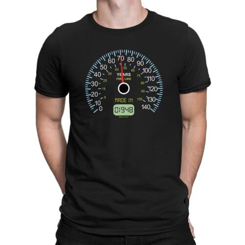 Mens Speedometer 70Th Birthday T-Shirt 70 Years Made In 1948 Funny Gift Joke 2019 New Fashion Brand Clothing Different Colours