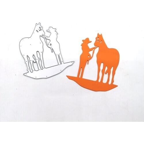 Julyarts Horse Metal Dies Scrapbooking Cutting Dies 2021 New For Diy Scrapbook Paper Cut Mold