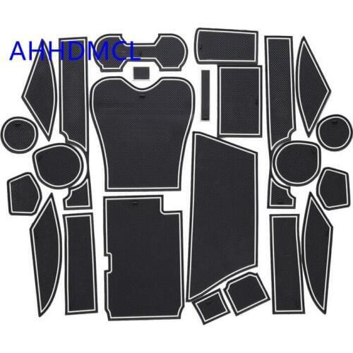 Car Door Groove Mat Gate Slot Cup Armrest Storage Pad Mat For Lexus RX270 RX350 RX450H 2009 2010 2011 2012 2013 2014