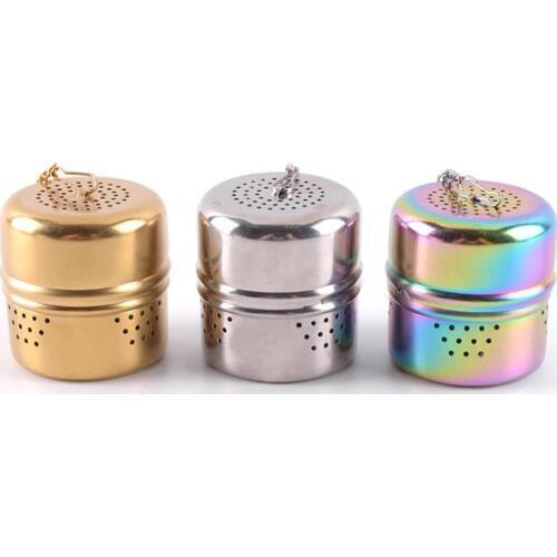 Teas Leaf Strainer ECO Friendly Mesh Filter Hook Loose Creative Stainless Steel Tea Ball Infuser Kitchen Bar Tools SN1048