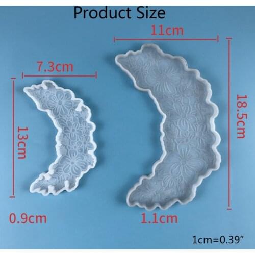 R2LE Moon Desktop Decoration Silicone Mold Jewelry Epoxy Resin Casting Jewelry Tool Making Resin Diy Craft Home Decoration