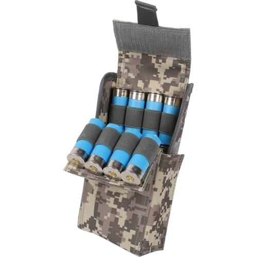 Outdoor Waterproof Anti-corrosion 12G Bullets Package Hunting Shell Package CS Field Portable Outdoor 25-Hole Bullet Bags Pouch