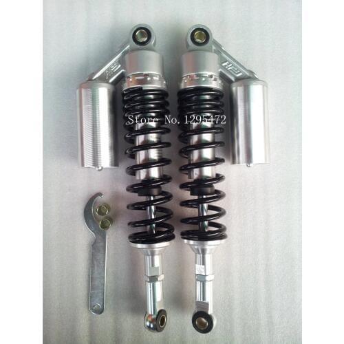 Universal 360mm 2pcs air shock absorbers 8mm spring for Honda XL350K CB1100 SUZUKI VX800 GS650 KAWASAKI Z1300 ZRX1200